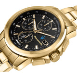 Maserati Successo Black Dial Gold Stainless Steel Watch For Men - R8873645002 Buy Now By Maserati