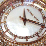 Michael Kors Sylvia Mother Of Pearl Dial Rose Gold Steel Strap Watch for Women - MK4656 Buy Now By Michael Kors