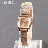 Tissot Lovely Square Lady Quartz Rose Gold Dial Rose Gold Mesh Bracelet Watch For Women - T058.109.33.456.00 Buy Now By Tissot