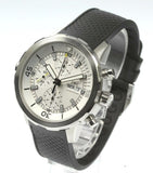 IWC Aquatimer Chronograph White Dial Black Rubber Strap Watch for Men - IW376801 Buy Now By IWC