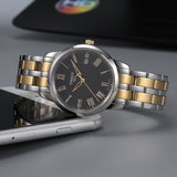 Tissot T Classic Dream Black Dial Two Tone Steel Strap Watch for Men - T033.410.22.053.01 Buy Now By Tissot