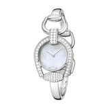 Gucci Horsebit Collection Diamonds Mother of Pearl Dial Silver Steel Strap Watch For Women - YA139505 Buy Now By Gucci