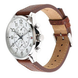 Tommy Hilfiger Dean Quartz Multifunction White Dial Brown Leather Strap Watch for Men - 1791274 Buy Now By Tommy Hilfiger