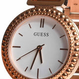 Guess Monroe Silver Dial Rose Gold Steel Strap Watch For Women - W1152L3 Buy Now By Guess