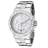Michael Kors Dylan Glitz Chronograph White Dial Silver Steel Strap Watch For Women - MK5411 Buy Now By Michael Kors