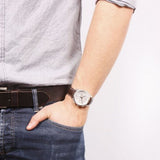 Tissot PR 100 Chronograph Silver Dial Brown Leather Strap Watch for Men - T101.417.16.031.00 Buy Now By Tissot