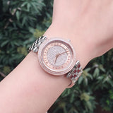 Michael Kors Darci Rose Gold Dial Silver Steel Strap Watch for Women - MK3446 Buy Now By Michael Kors