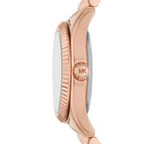 Michael Kors Lexington Three Hand Rose Gold Dial Rose Gold Steel Strap Watch For Women - MK4739 Buy Now By Michael Kors