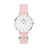 Daniel Wellington Classic Petite Rosewater White Dial Pink NATO Strap Watch For Women - DW001000318 Buy Now By Daniel Wellington