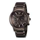 Emporio Armani Classic Chronograph Grey Dial Grey Steel Strap Watch For Men - AR2454 Buy Now By Emporio Armani
