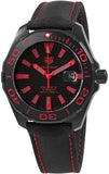 Tag Heuer Aquaracer Caliber 5 Black Dial Black Nylon Strap Watch for Men - WAY208A.FC6381 Buy Now By Tag Heuer