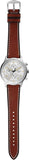 Fossil Retro Pilot Chronograph Silver Dial Brown Leather Strap Watch for Men - FS5809 Buy Now By Fossil