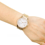Guess Mini Surprise Analog Silver Dial Rose Gold Steel Strap Watch For Women - W0623L2 Buy Now By Guess