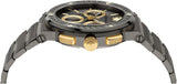Versace Greca Icon Quartz Black Dial Black Steel Strap Watch For Men - VEZ900521 Buy Now By Versace
