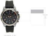 Tommy Hilfiger Mason Black Dial Black Rubber Strap Watch for Men - 1791792 Buy Now By Tommy Hilfiger