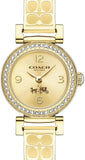 Coach Dress Crystals Gold Dial Gold Steel Strap Watch For Women - 14502202 Buy Now By Coach