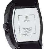 Guess Phoenix Multifunction Silver Dial Black Silicone Strap Watch For Men - GW0048G1 Buy Now By Guess