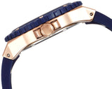 Guess Overdrive White Dial Blue Rubber Strap Watch for Women - W0149L5 Buy Now By Guess