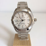 Tag Heuer Aquaracer Automatic White Dial Silver Steel Strap Watch for Men - WAY2111.BA0928 Buy Now By Tag Heuer