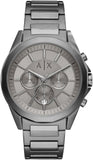 Armani Exchange Drexler Chronograph Grey Dial Grey Steel Strap Watch For Men - AX2603 Buy Now By Armani Exchange