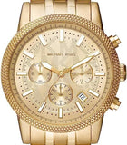 Michael Kors Hutton Chronograph Gold Dial Gold Steel Strap Watch For Men - MK8953 Buy Now By Michael Kors