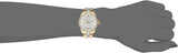 Bulova Crystal Collection Silver Crystal Dial Gold Steel Strap Watch for Women - 98L228 Buy Now By Bulova