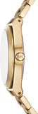 Michael Kors Lennox Three-Hand Gold Dial Gold Steel Strap Watch for Women - MK7500 Buy Now By Michael Kors