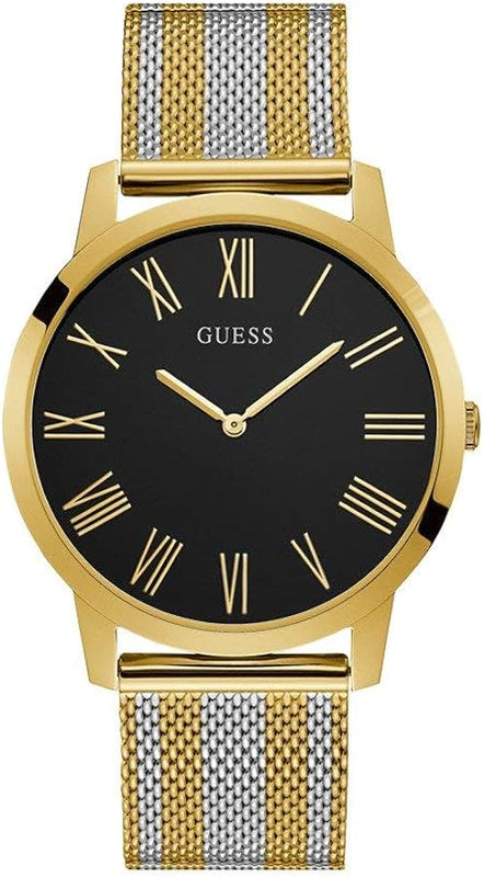Guess Richmond Quartz Black Dial Two Tone Mesh Bracelet Watch For Women - W1179G2 Buy Now By Guess