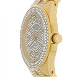 Bulova Crystal Collection Silver Dial Two Tone Steel Strap Watch for Men - 98K102 Buy Now By Bulova