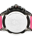 Versace Icon Active Chronograph Quartz Black Dial Pink Rubber Strap Watch For Men - VEZ700221 Buy Now By Versace