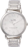 Coach Delancey White Dial Silver Steel Strap Watch for Women - 14502495 Buy Now By Coach