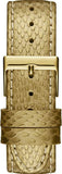 Guess Limelight Quartz Gold Dial Gold Leather Strap Watch For Women - W0775L13 Buy Now By Guess