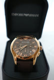 Emporio Armani Chronograph Brown Dial Brown Leather Strap Watch For Men - AR1701 Buy Now By Emporio Armani