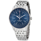 Breitling Navitimer Automatic 41mm Blue Dial Silver Steel Strap Watch for Men - A17326161C1A1 Buy Now By Breitling
