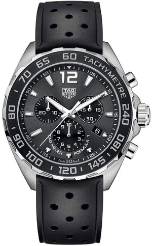 Tag Heuer Formula 1 Black Dial Black Rubber Strap Watch for Men - CAZ1011.FT8024 Buy Now By Tag Heuer