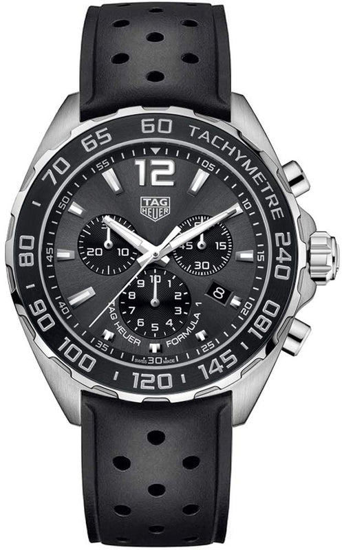 Tag Heuer Formula 1 Black Dial Black Rubber Strap Watch for Men - CAZ1011.FT8024 Buy Now By Tag Heuer