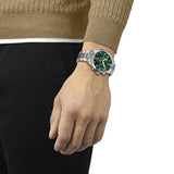 Tissot Chrono XL Classic Green Dial Silver Steel Strap Watch for Men - T116.617.11.092.00 Buy Now By Tissot