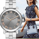 Michael Kors Norie Grey Dial Silver Stainless Steel Strap Watch for Women - MK3559 Buy Now By Michael Kors