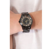Marc Jacobs Henry Black Transparent Dial Black Stainless Steel Strap Watch for Women - MBM3255