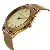 Michael Kors Slim Runway Champagne Dial Gold Mesh Bracelet Watch for Women - MK3282 Buy Now By Michael Kors