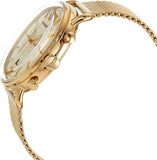 Emporio Armani Aviator Chronograph Quartz Beige Dial Gold Mesh Bracelet Watch For Men - AR11315 Buy Now By Emporio Armani