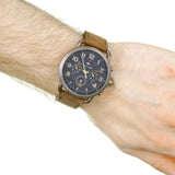 Tommy Hilfiger Briggs Chronograph Black Dial Brown Leather Strap Watch for Men - 1791425 Buy Now By Tommy Hilfiger
