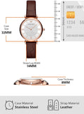 Emporio Armani Gianni T-Bar Silver Dial Brown Leather Strap Watch For Women - AR11269 Buy Now By Emporio Armani