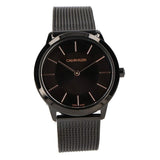 Calvin Klein Minimal Black Dial Black Mesh Bracelet Watch for Women - K3M22421 Buy Now By Calvin Klein