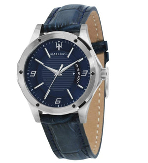 Maserati Circuito Blue Dial Blue Leather Strap Watch For Men - R8851127003 Buy Now By Maserati