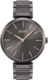 Hugo Boss Allusion Quartz Grey Dial Grey Steel Strap Watch For Men - 1502416 Buy Now By Hugo Boss