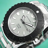 Emporio Armani Bracelet Collection Black Dial Silver Steel Strap Watch For Men - AR5970 Buy Now By Emporio Armani