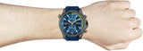 Hugo Boss Globetrotter Blue Dial Blue Silicone Strap Watch for Men - 1513821 Buy Now By Hugo Boss