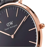 Daniel Wellington Classic Reading Black Dial Black Leather Strap Watch For Men - DW00100129 Buy Now By Daniel Wellington
