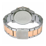 Guess Exec Chronograph White Dial Two Tone Steel Strap Watch for Men - W0075G2 Buy Now By Guess